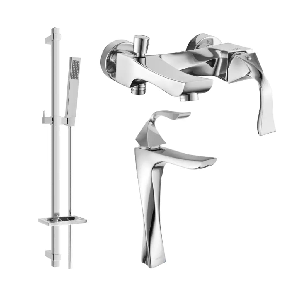 Mexen Estrella Dq02 Badekar Sett Krom - 72313dq02-