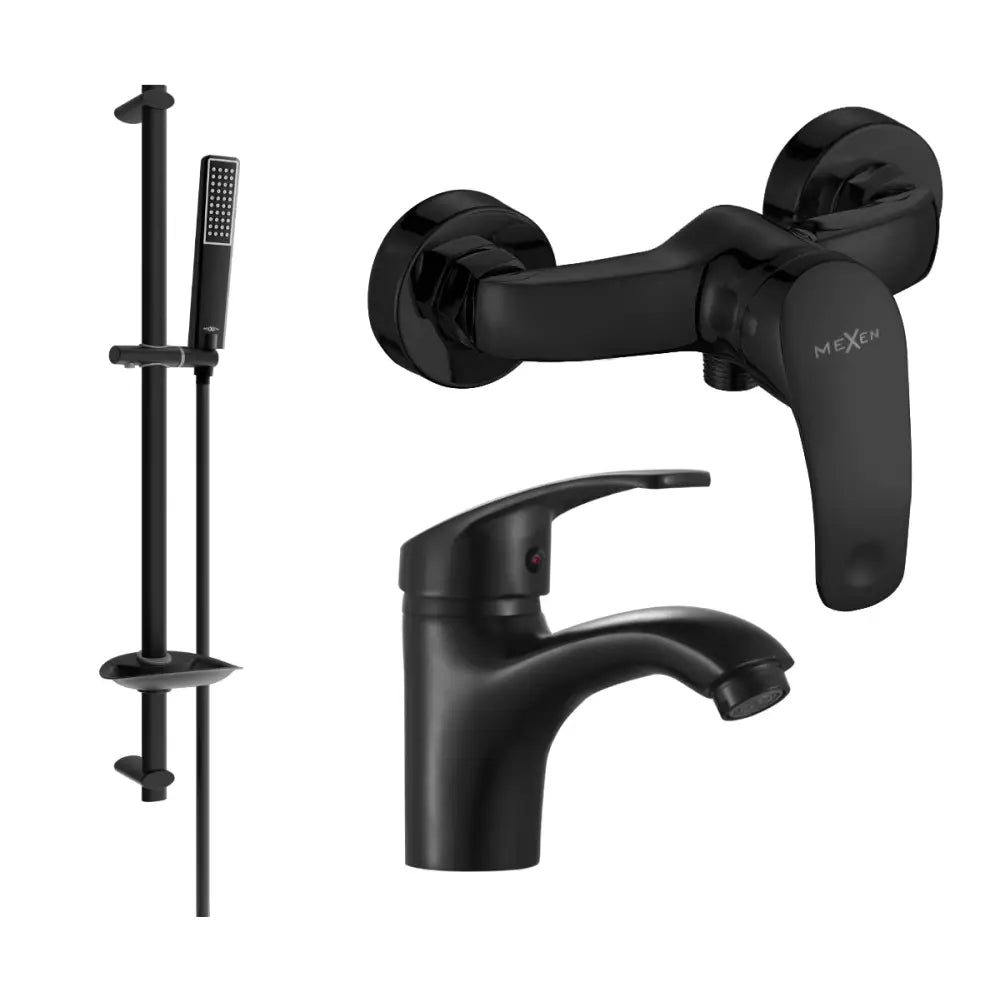 Mexen Fabia Db72 Dusjsett Svart - 746504db72