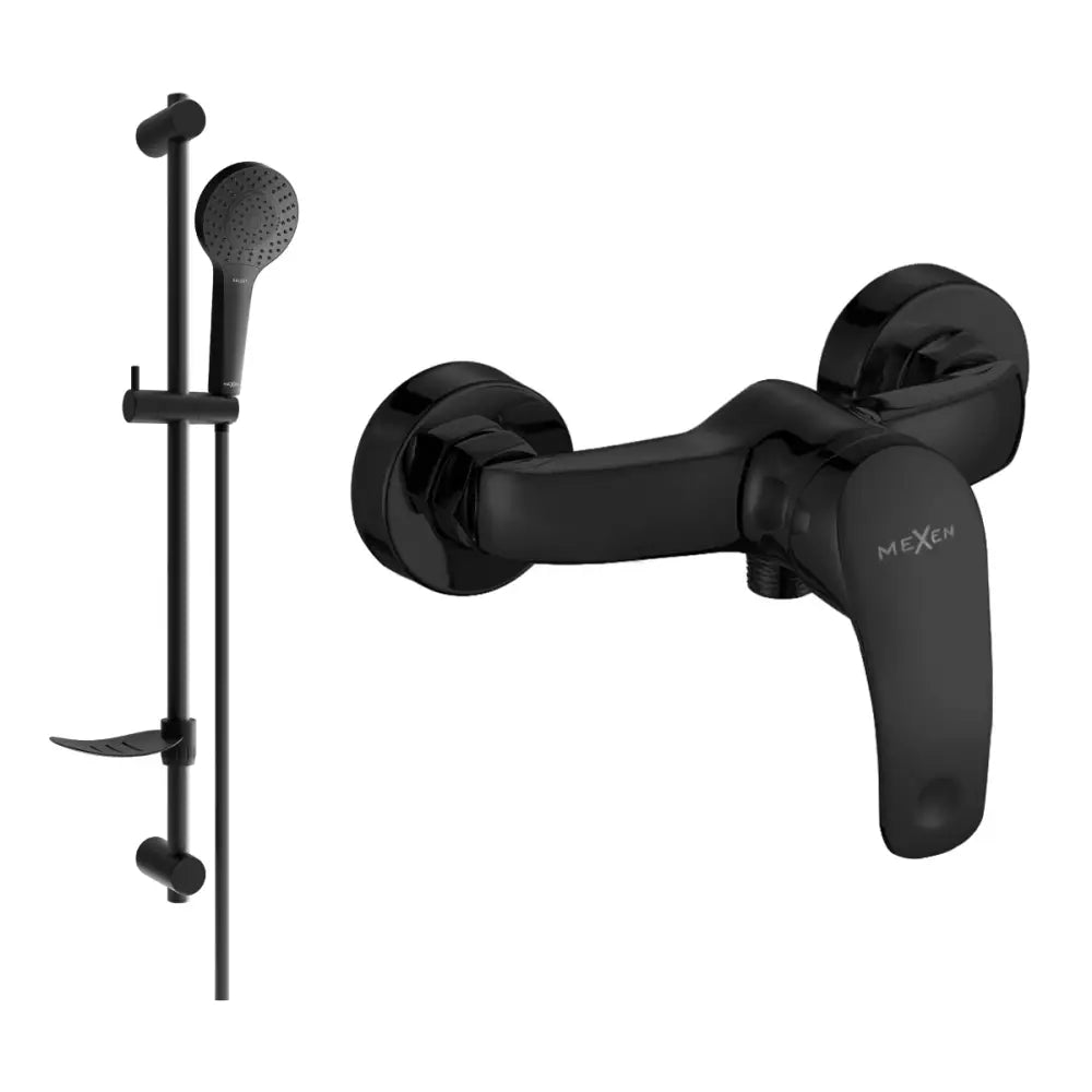 Mexen Fabia Df05 Dusjbatteri med Dusjsett Svart - 74654df05-