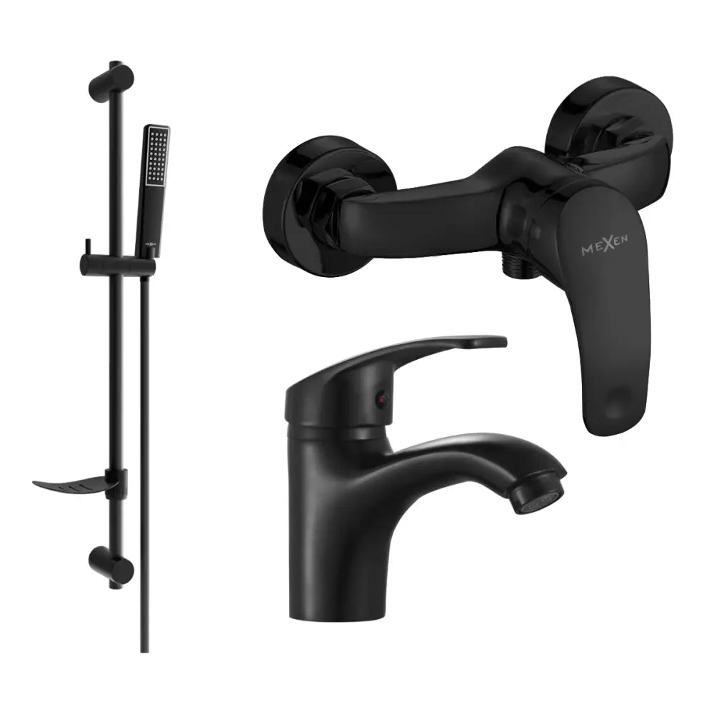 Mexen Fabia Df72 Dusjsett Svart - 746504df72