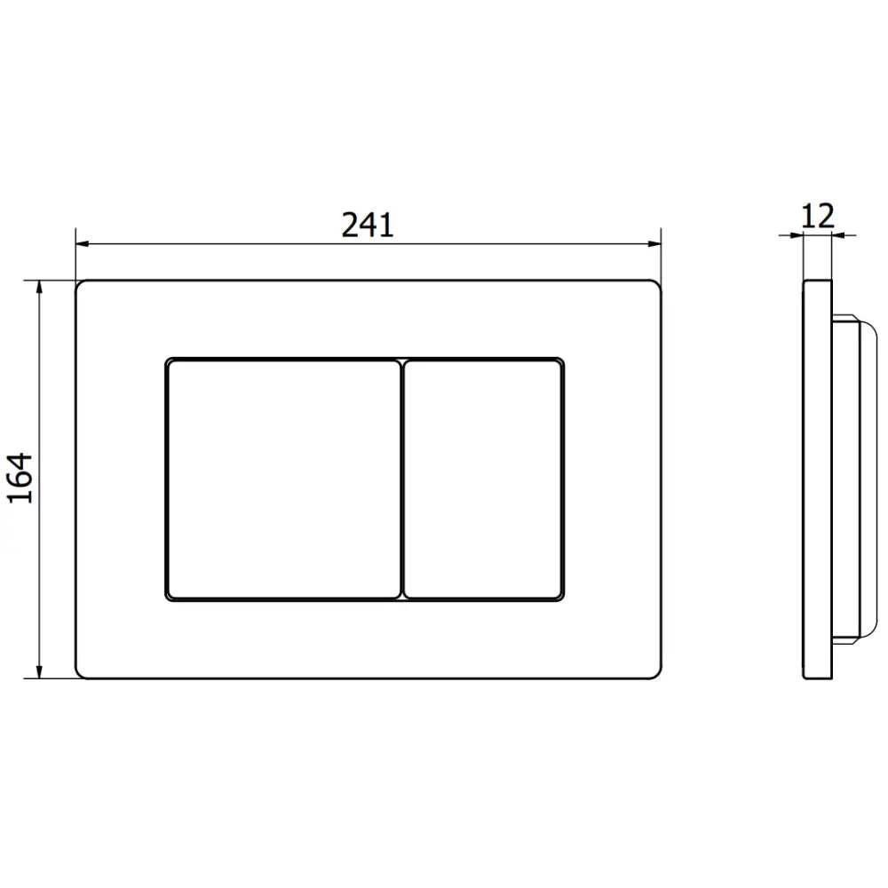 Mexen Fenix 03 Spylerknapp Blank Krom