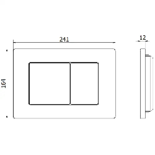 Mexen Fenix 03 Spylerknapp Inox