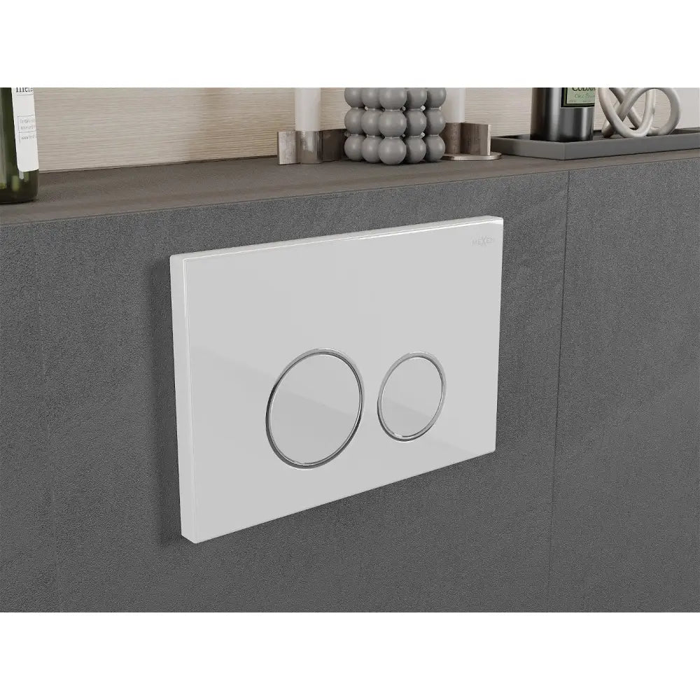 Mexen Fenix 05 Toalettskyllingsknapp Skinnende Hvit