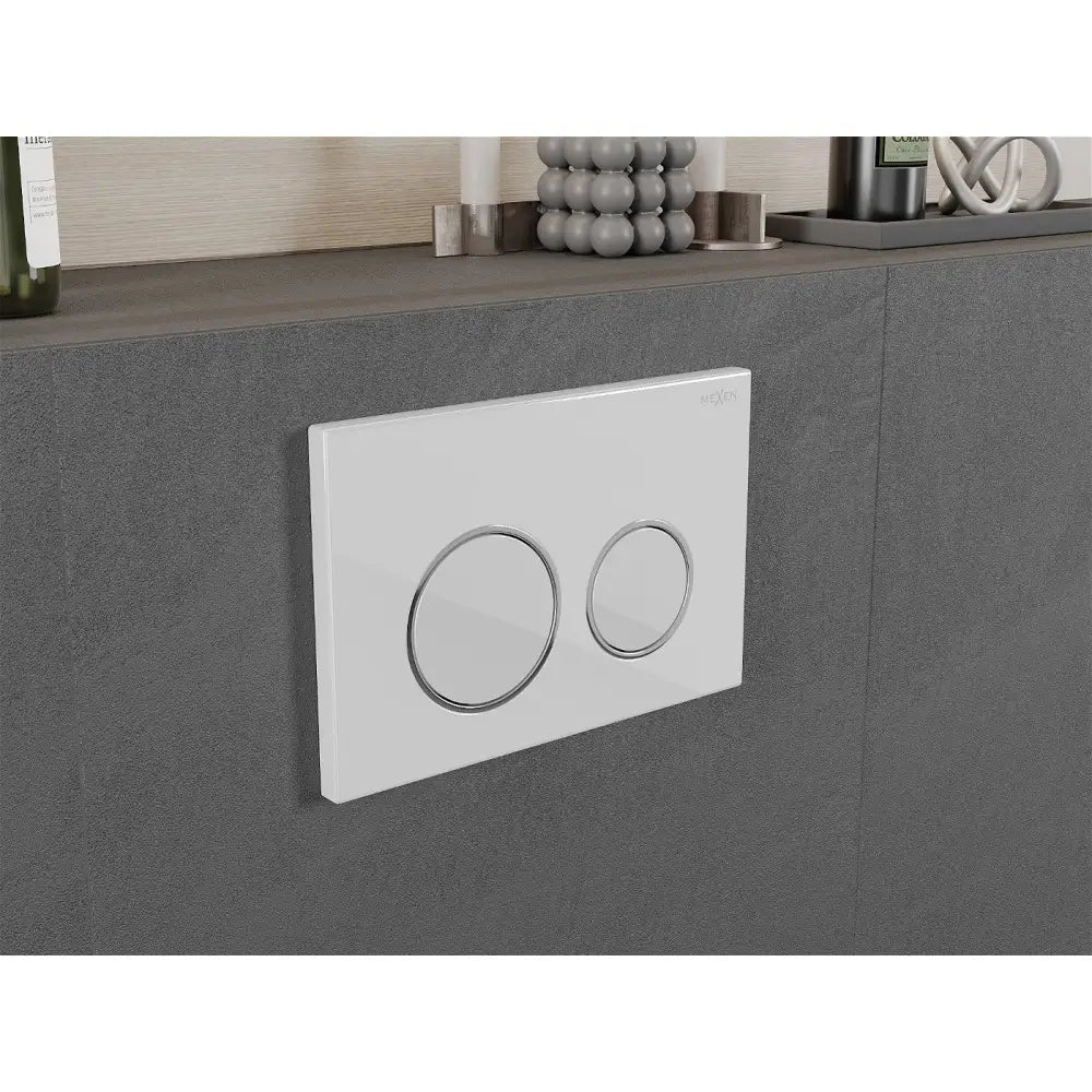 Mexen Fenix 07 Xs Skyllingknapp Skinnende Hvit