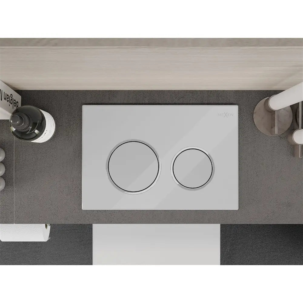 Mexen Fenix 07 Xs Skyllingknapp Skinnende Hvit