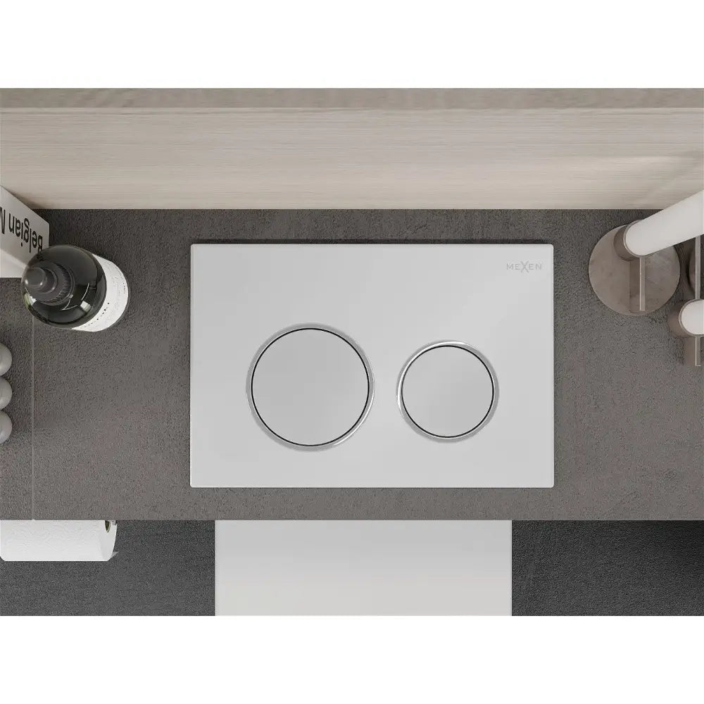 Mexen Fenix 07 Xs Toalettspyleknapp Matt Hvit