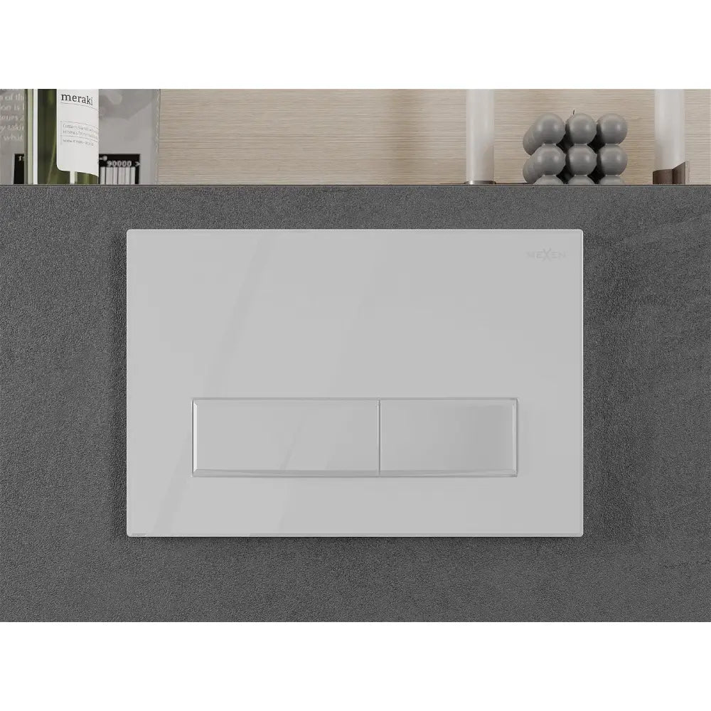 Mexen Fenix 09 Skyllingsknapp Glansfull Hvit