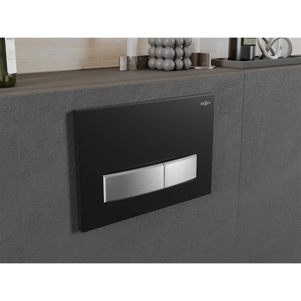 Mexen Fenix 09 Skyllingsknapp Sort/krom Matt