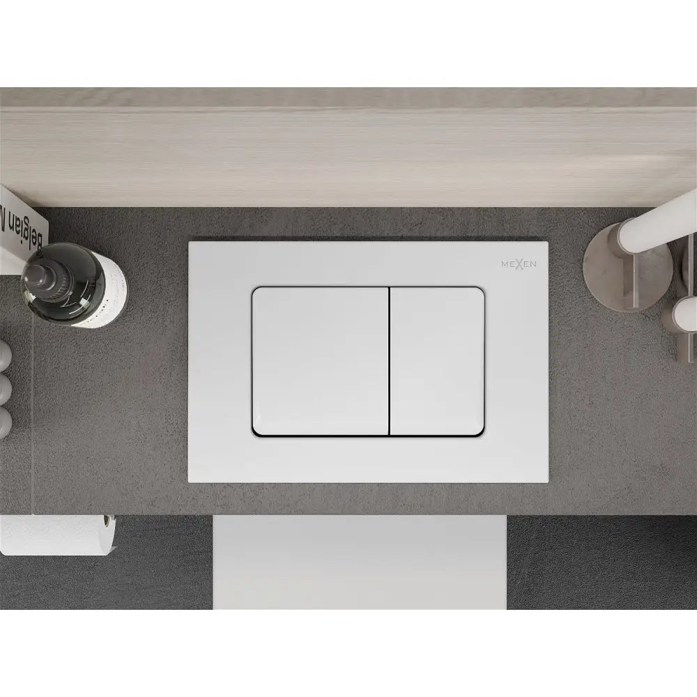 Mexen Fenix 10 Xs Skyllingsknapp Matt Hvit