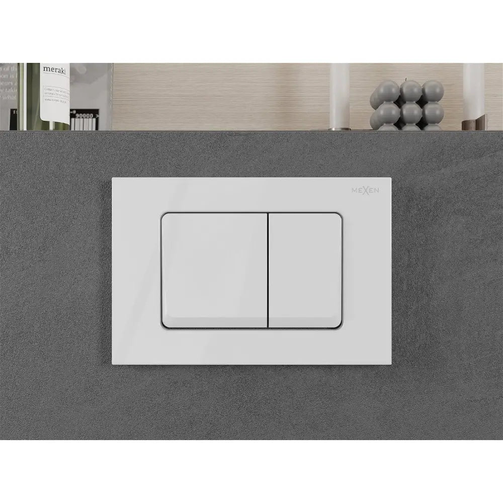 Mexen Fenix 10 Xs Toalettskyllingsknapp Glanset Hvit