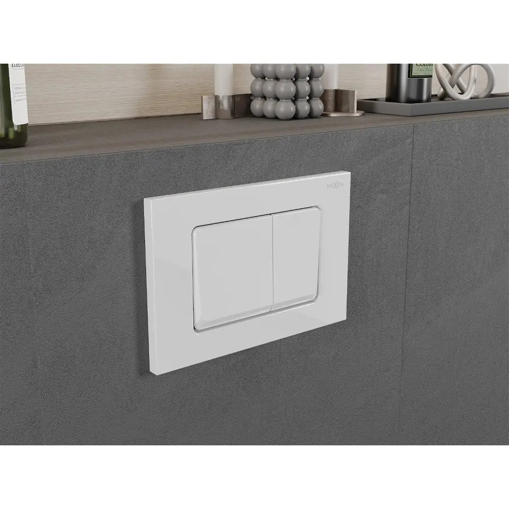 Mexen Fenix 10 Xs Toalettskyllingsknapp Glanset Hvit