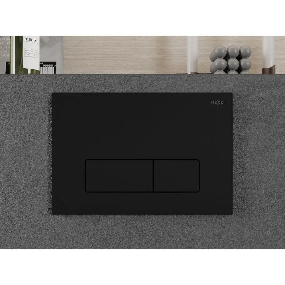 Mexen Fenix 13 Slank Skyllingsknapp Matt Svart