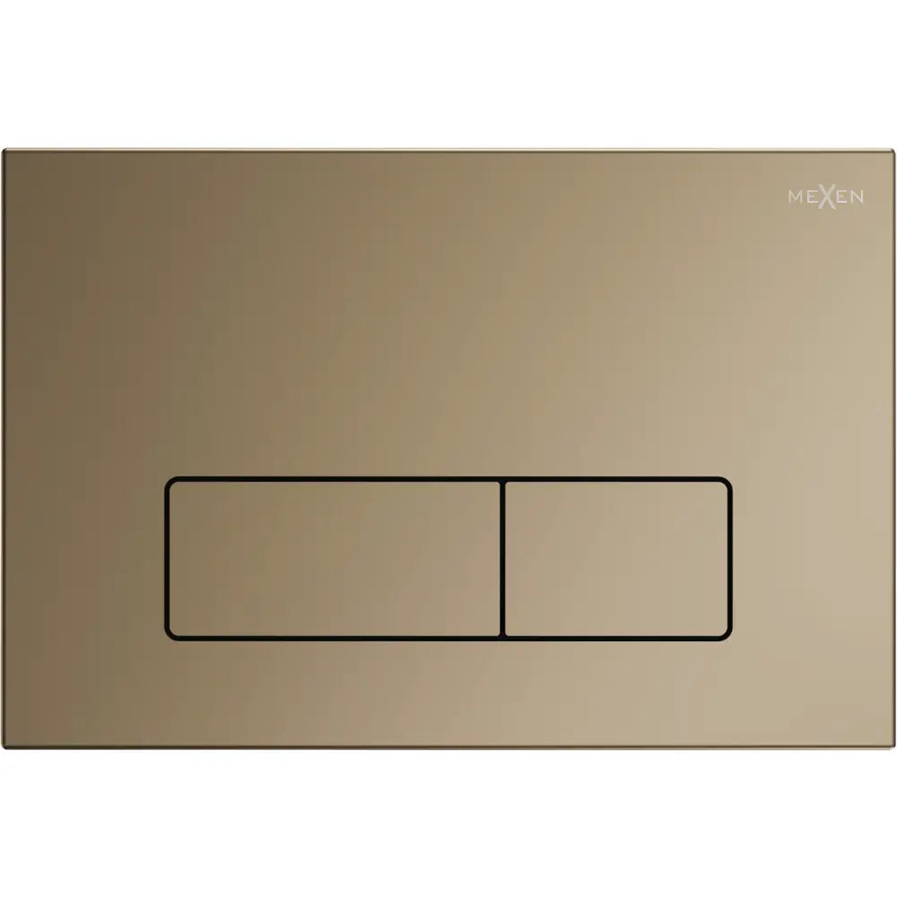 Mexen Fenix 13 Toalettskyllingsknapp Slim Champagnegull