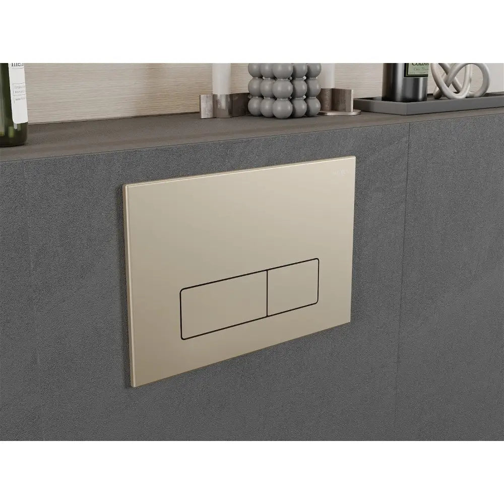 Mexen Fenix 13 Toalettskyllingsknapp Slim Champagnegull