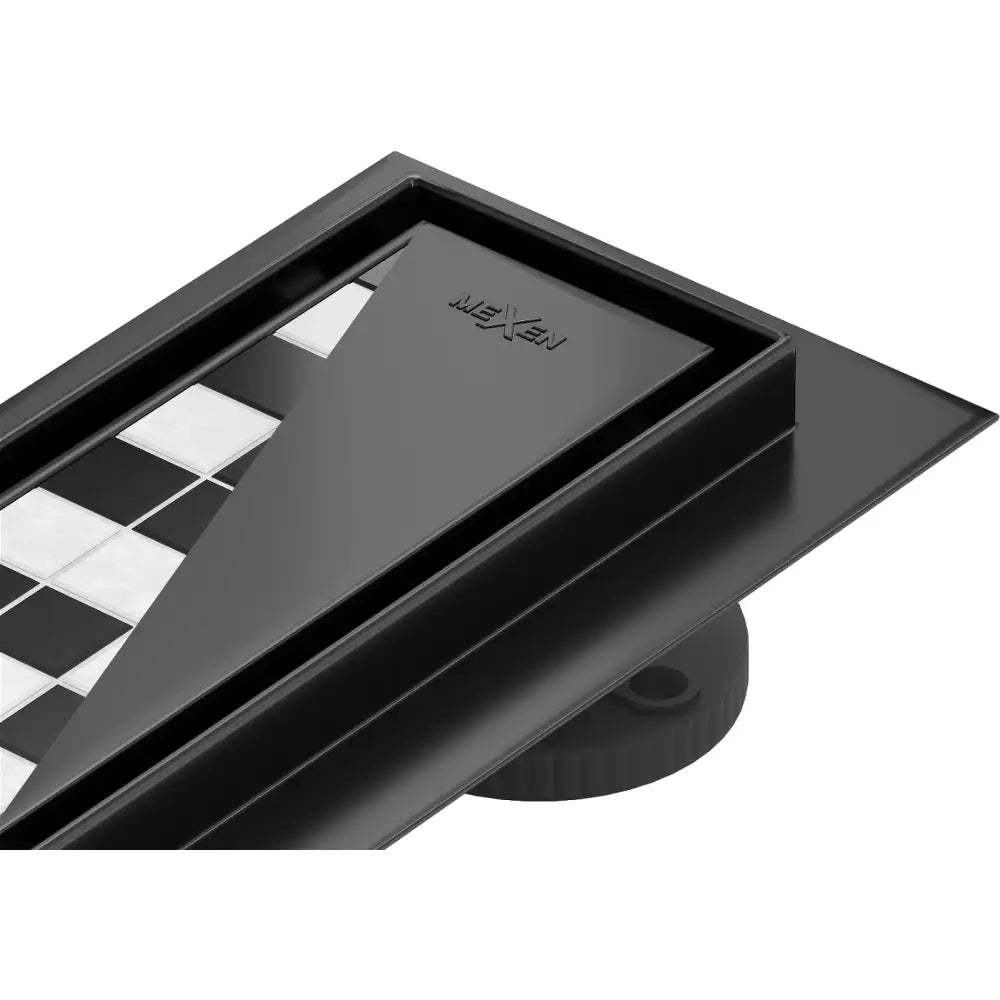 Mexen Flat 360° M13 Roterende Linjeavløp 2-i-1 100 Cm Sort - 1710100