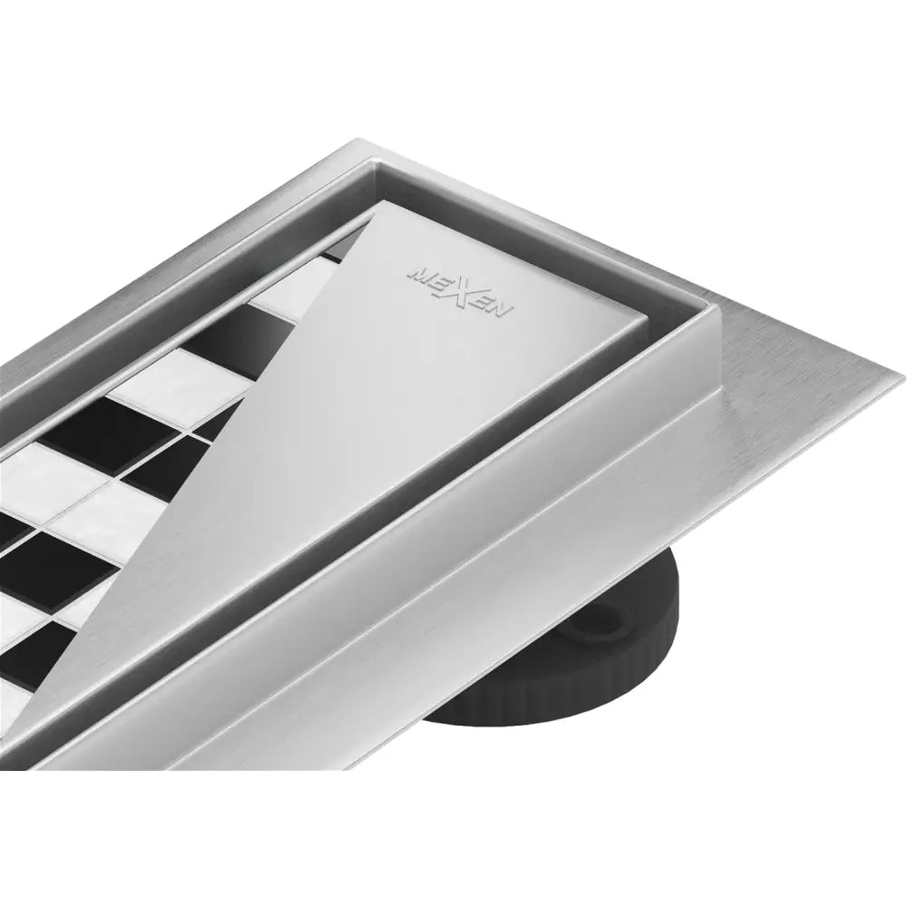 Mexen Flat 360° M13 Roterende Linjeavløp 2-i-1 90 Cm Krom - 1010090