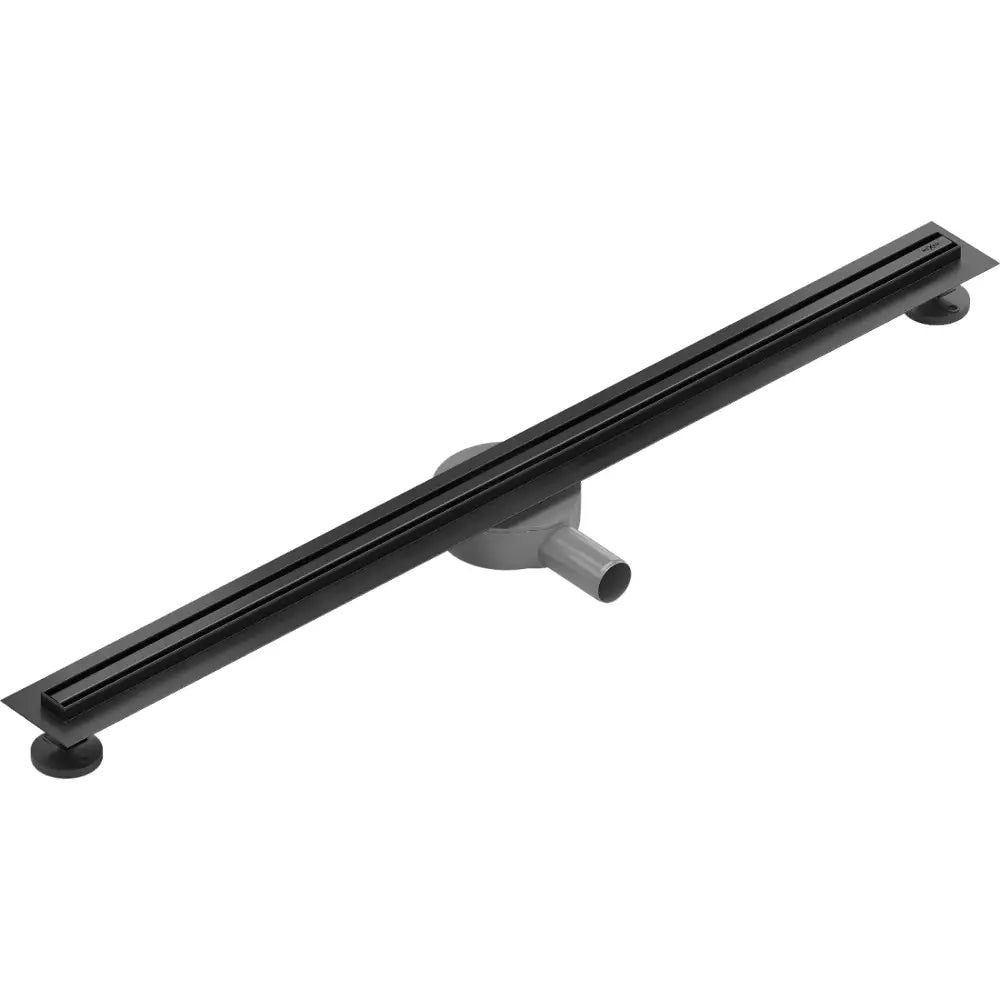Mexen Flat 360° Slim Roterende Linjeavløp 100 Cm Svart