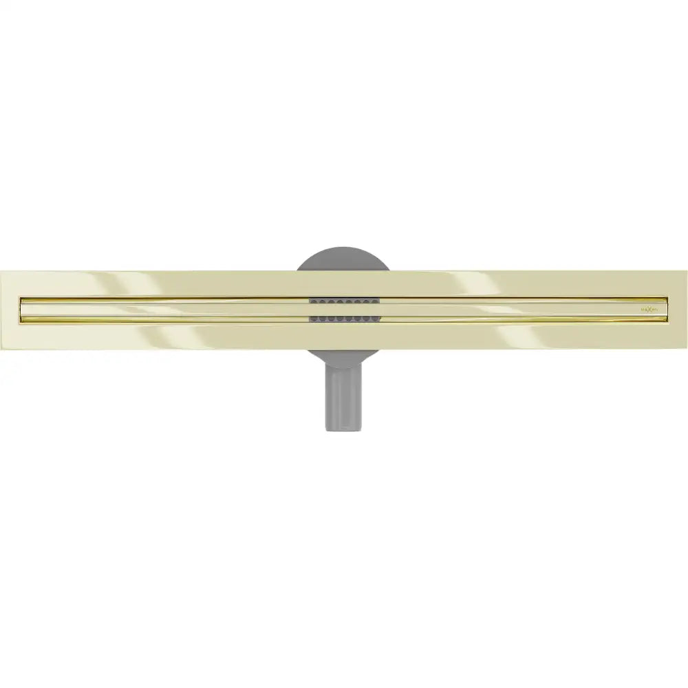 Mexen Flat 360° Slim Roterende Linjeavløp 60 Cm Gull