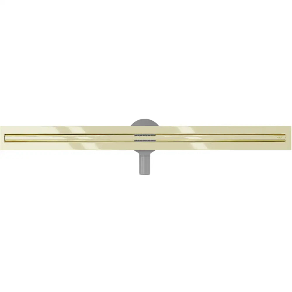 Mexen Flat 360° Slim Roterende Linjeavløp 90 Cm Gull