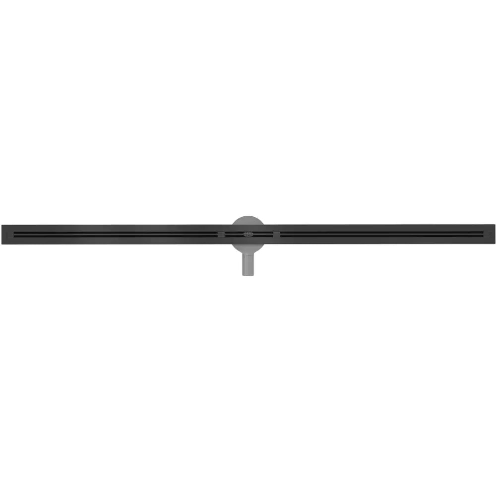 Mexen Flat 360° Super Slim Lineær Drenering Roterbar 180 Cm Svart
