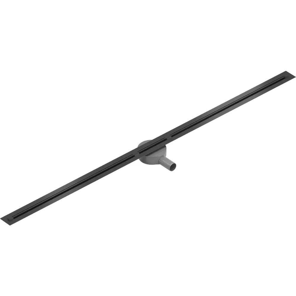 Mexen Flat 360° Super Slim Lineær Drenering Roterbar 180 Cm Svart