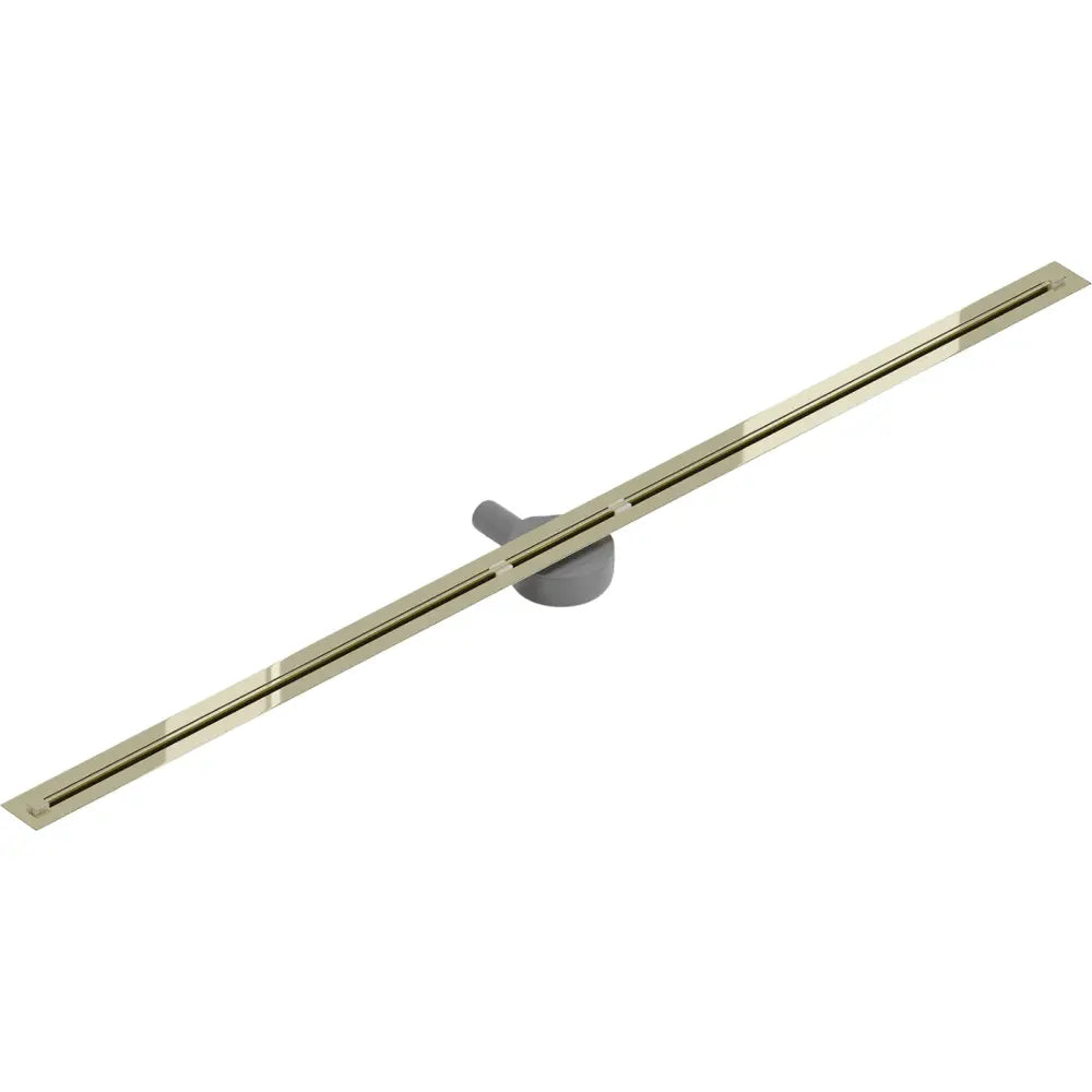 Mexen Flat 360° Super Slim Roterende Linjeavløp 150 Cm Gull