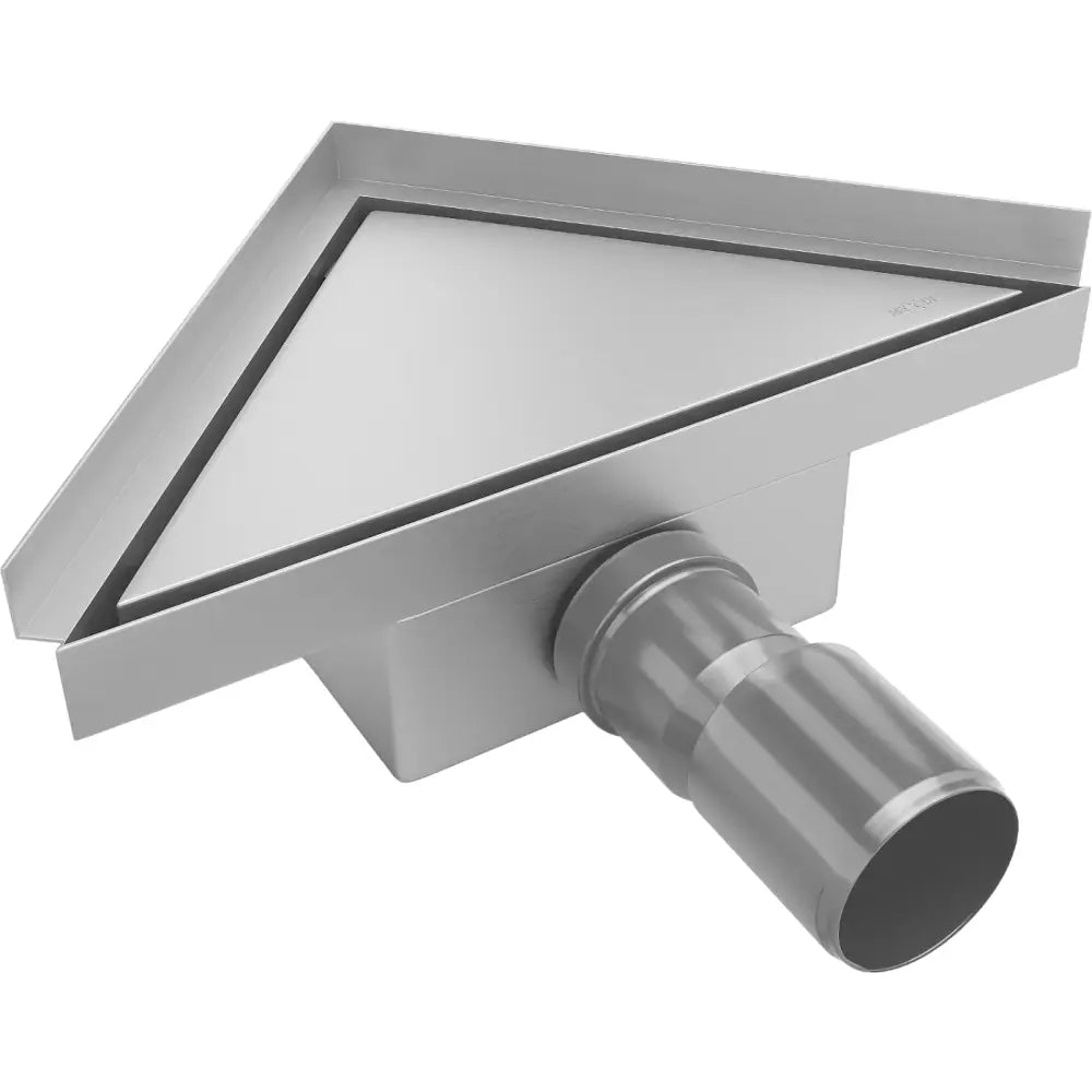 Mexen Flat Gulvavløp Trekantet 20x20 Cm Krom