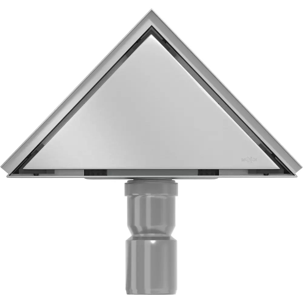 Mexen Flat Gulvavløp Trekantet 20x20 Cm Krom