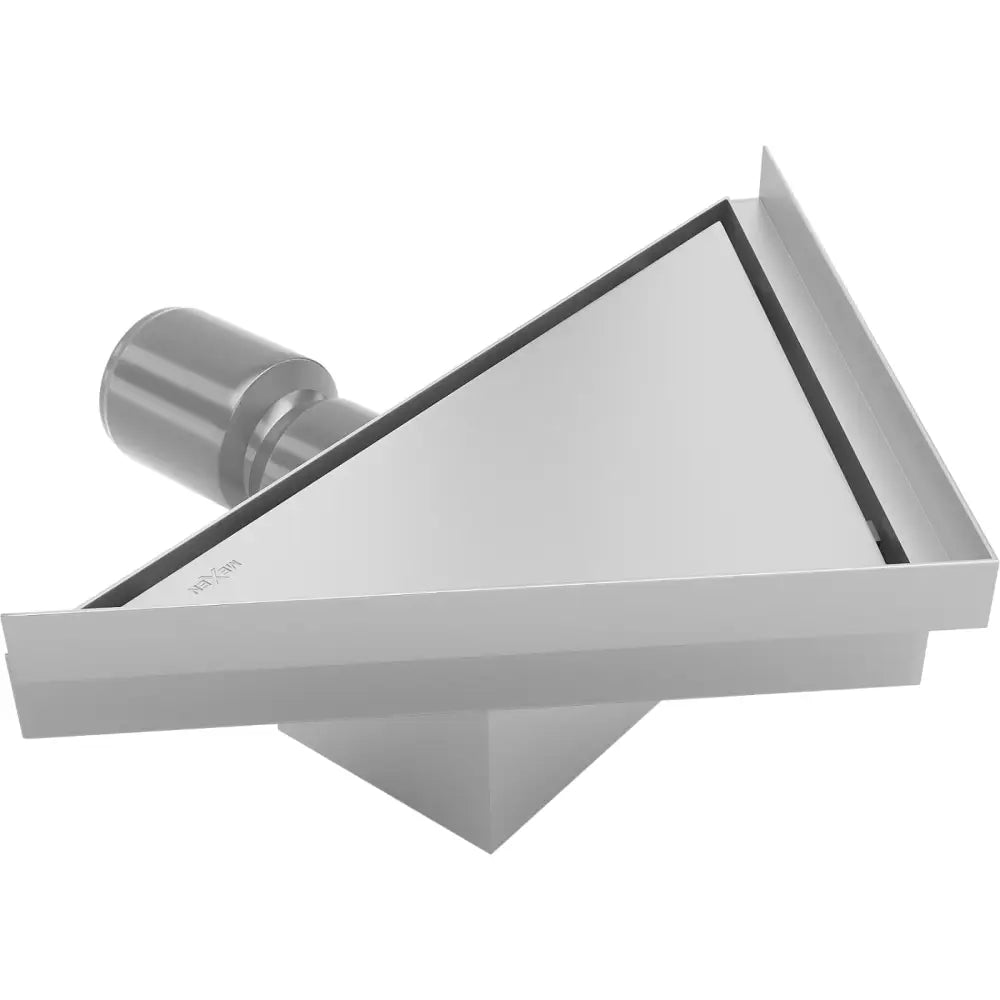 Mexen Flat Gulvavløp Trekantet 20x20 Cm Krom