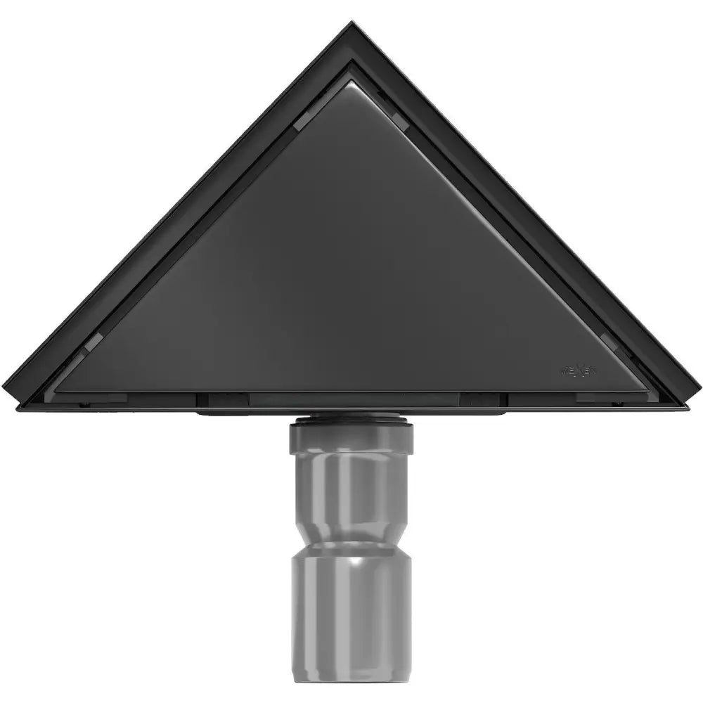 Mexen Flat Gulvinnløp Trekantet 20x20 Cm Svart