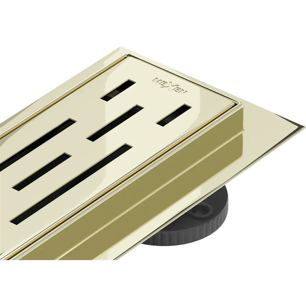 Mexen Flat M01 Lineær Avløp 80 Cm Gull - 1520080