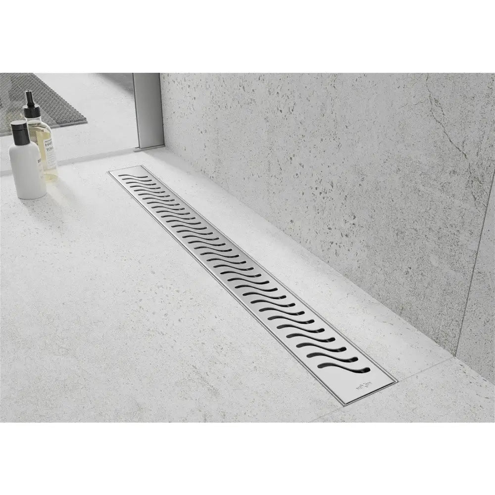 Mexen Flat M09 Lineær Avløp 80 Cm Krom - 1028080