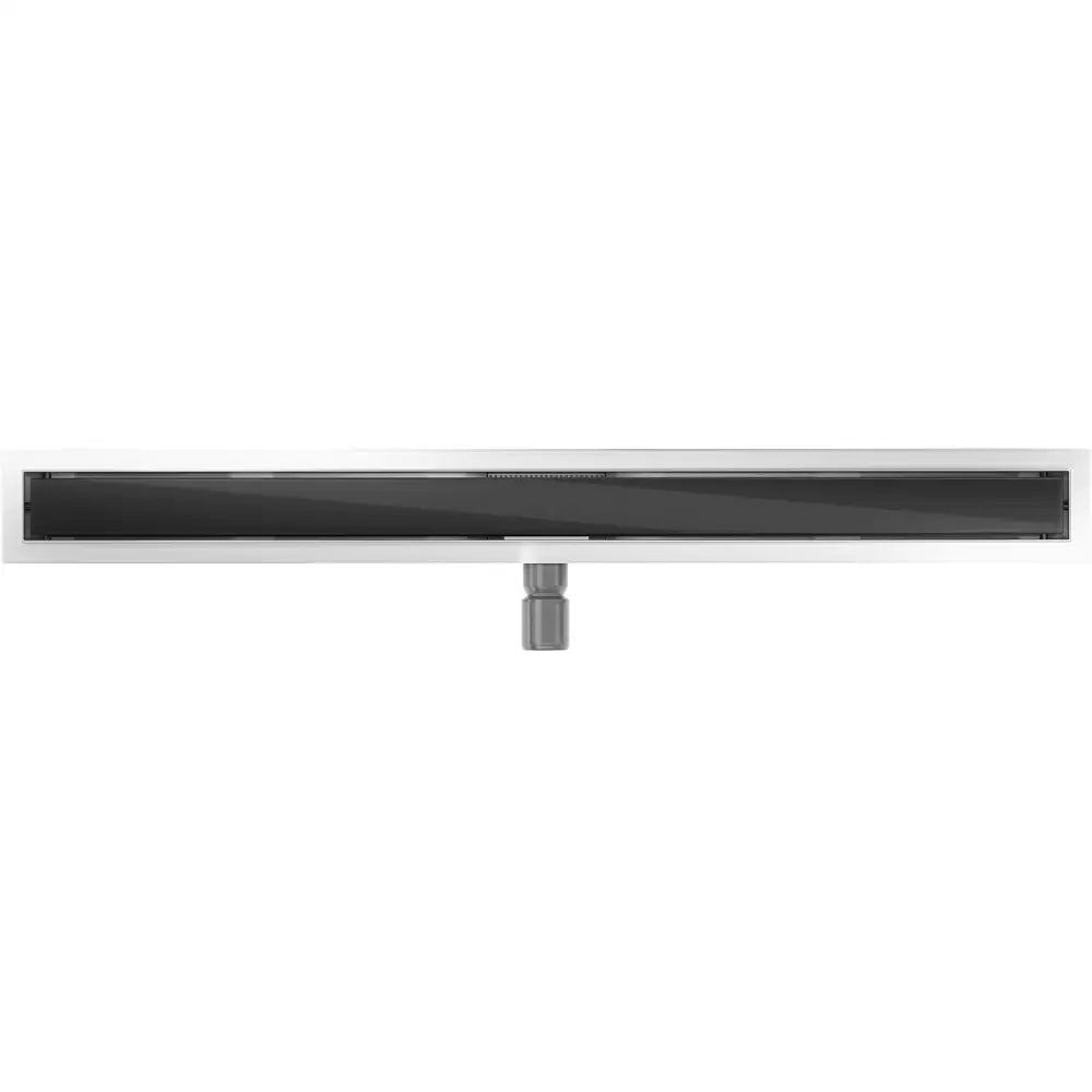 Mexen Flat Mgb Lineær Avløp 90 Cm Sort Glass - 1026090