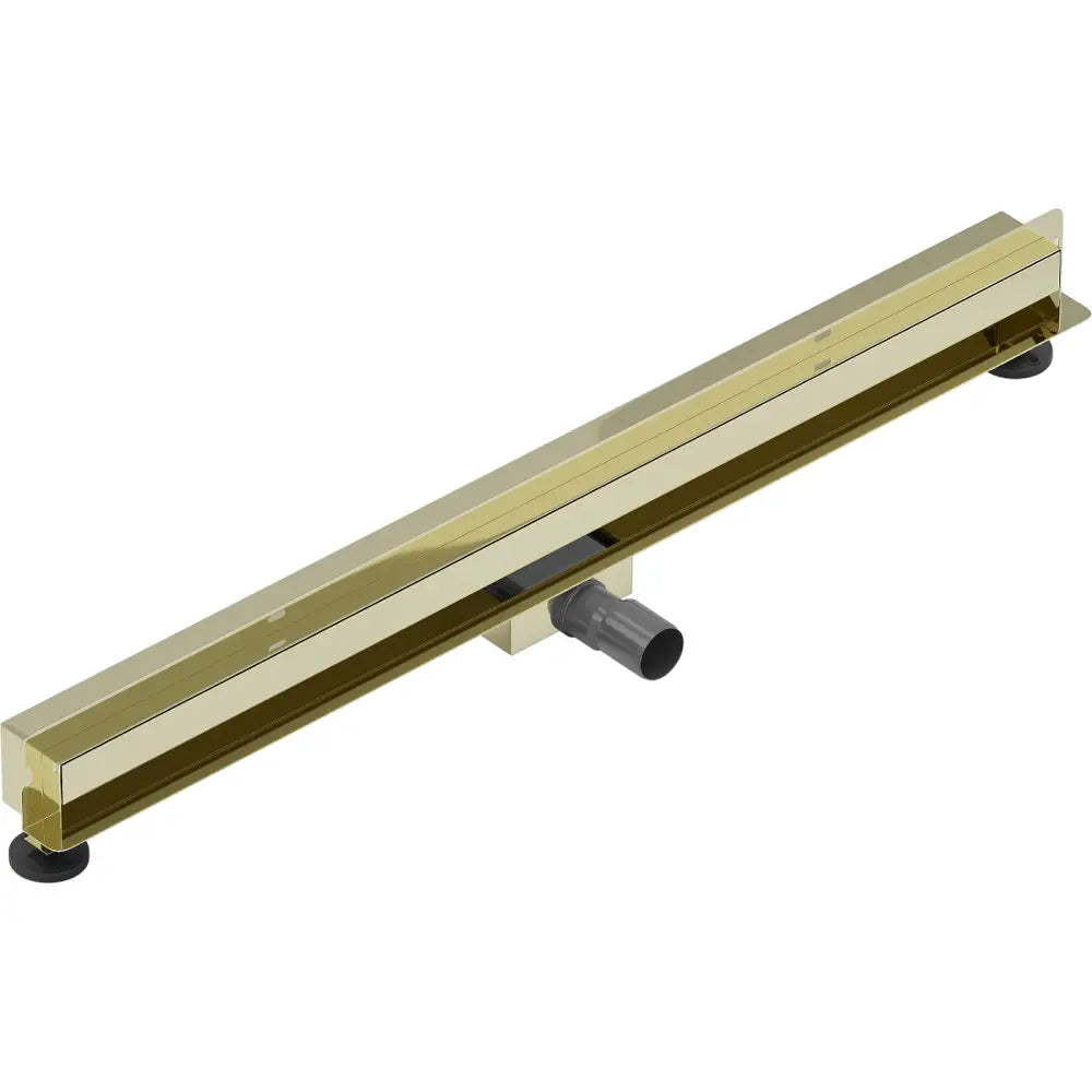 Mexen Flat Wall Linjeavløp Veggmontert 2-i-1 100 Cm Gull