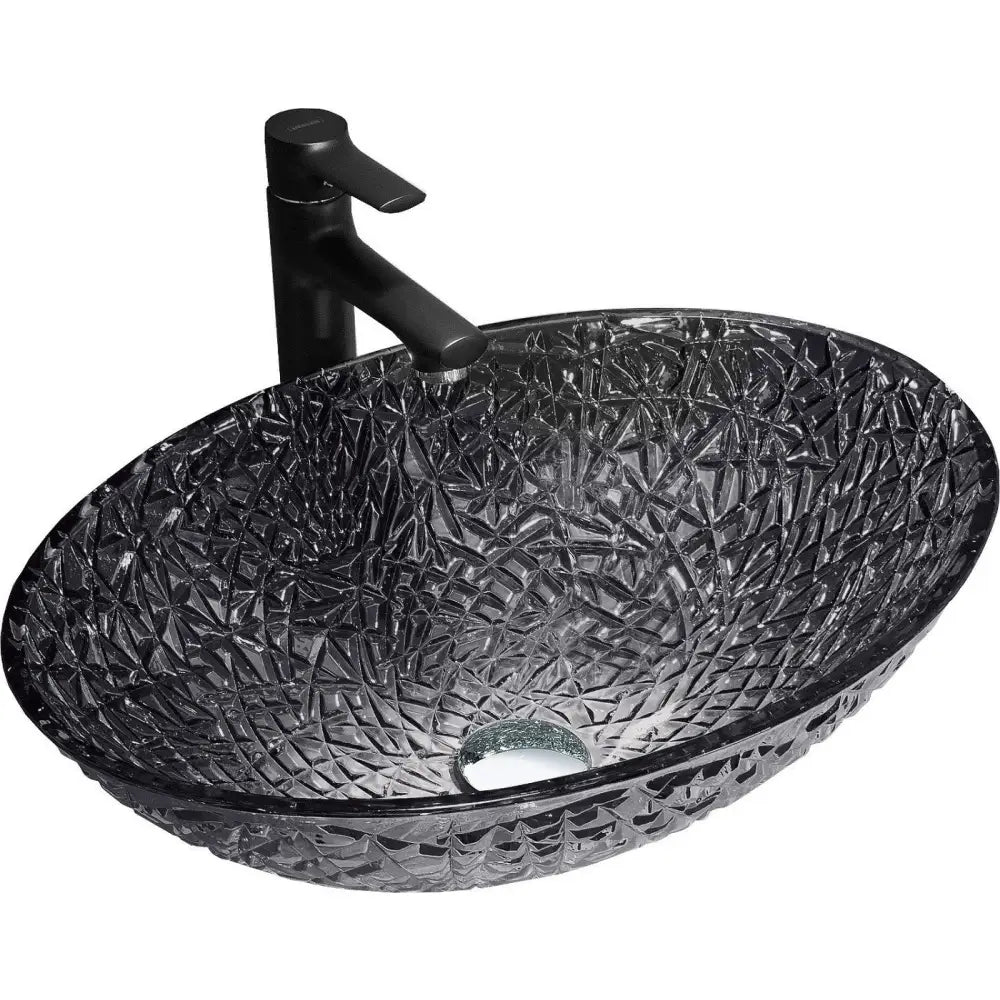 Mexen Goa Glasservant for Benkeplate 50x36 Cm Svart