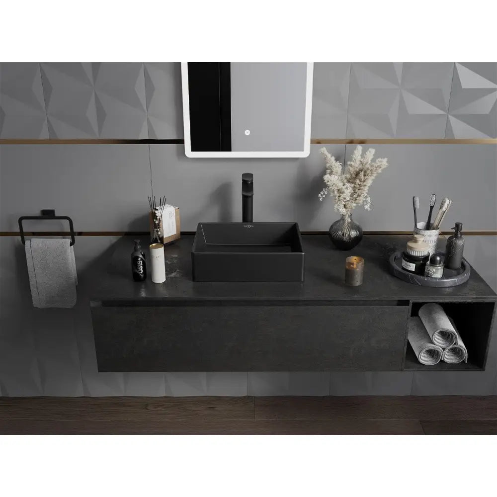 Mexen Goya Oppvaskbenk til Montering på Benkeplate 40x32 Cm Matt Svart
