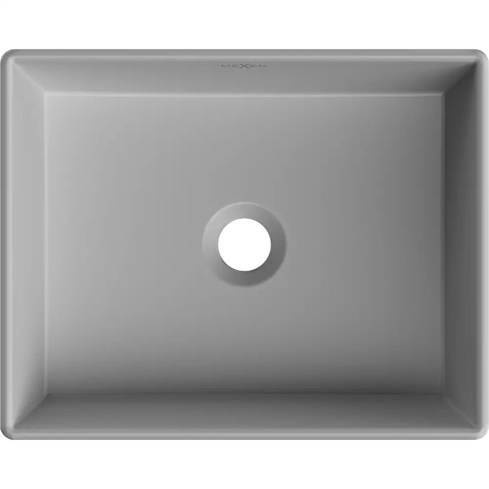 Mexen Goya Pådekket Vask 40x32 Cm Lys Grå Matt