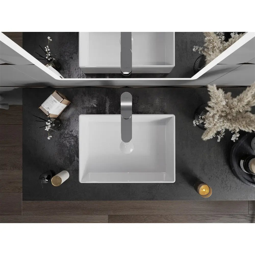 Mexen Goya Servant for Montering på Benkeplate 45x32 Cm Hvit