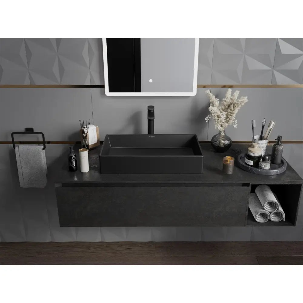 Mexen Goya Servant for Montering på Benkeplate 60x37 Cm Matt Svart