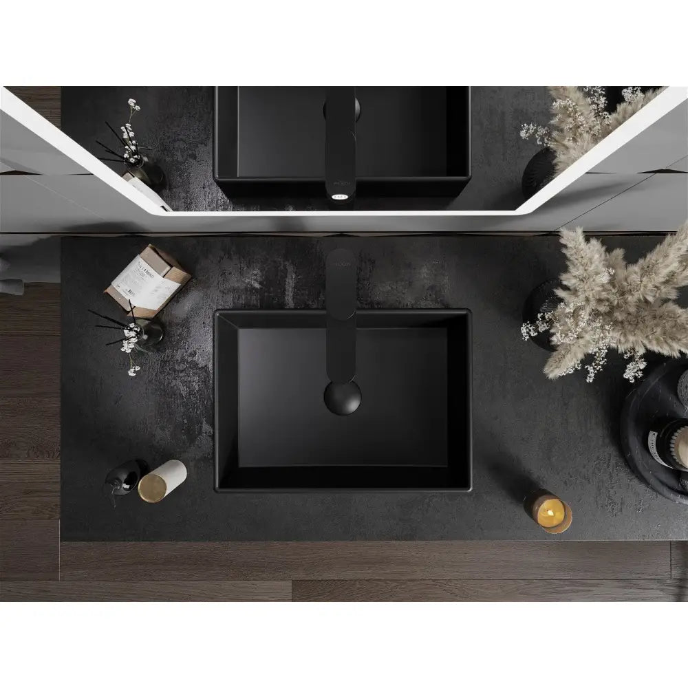 Mexen Goya Servant til Påmontering 45x32 Cm Matt Svart