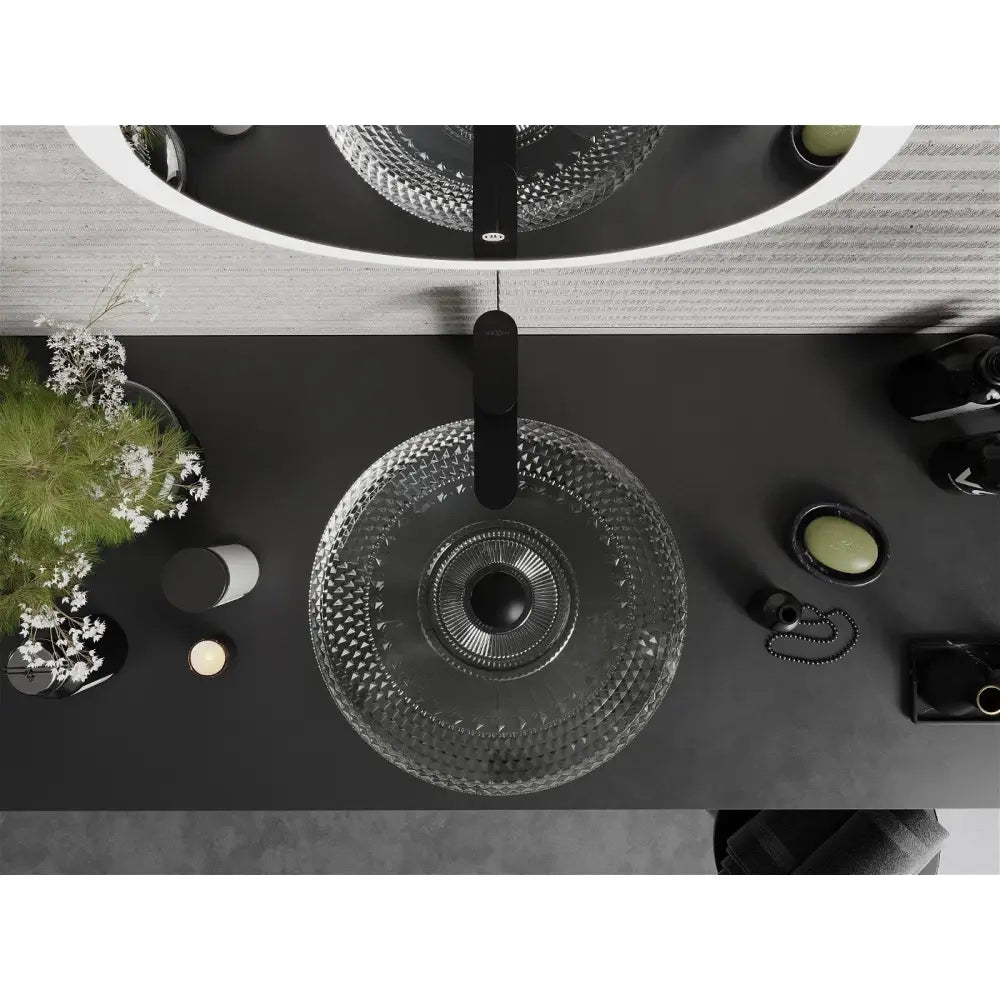 Mexen Heba Glasservant for Benkeplate 45x45 Cm Gjennomsiktig