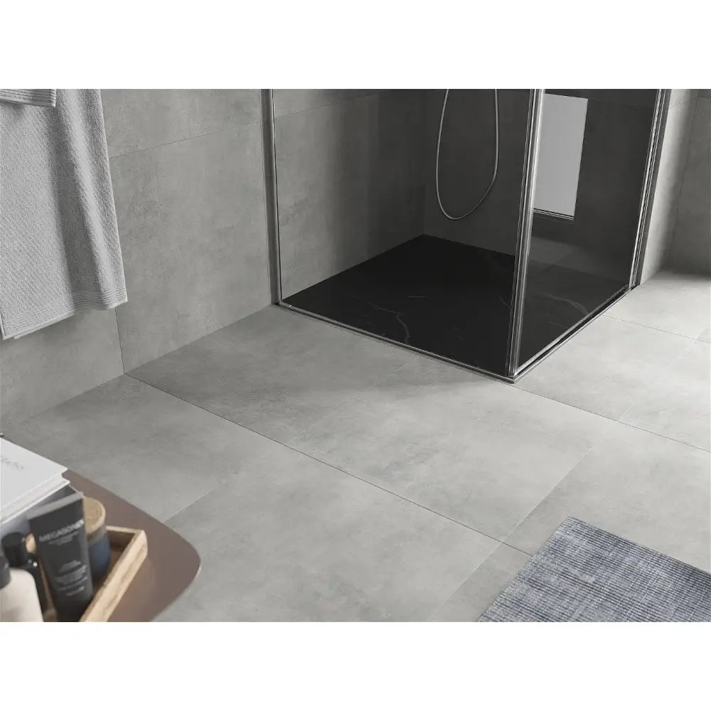 Mexen Hugo Dusjkabinett i Kvadrat Smc 80x80 Cm Svart Stein