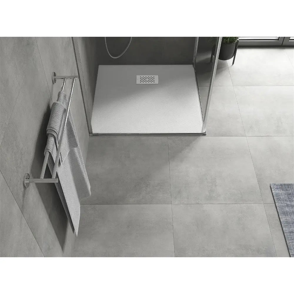 Mexen Hugo Dusjkabinett i Kvadratisk Smc 90x90 Cm Hvit med Hvit Deksel - 42109090-w