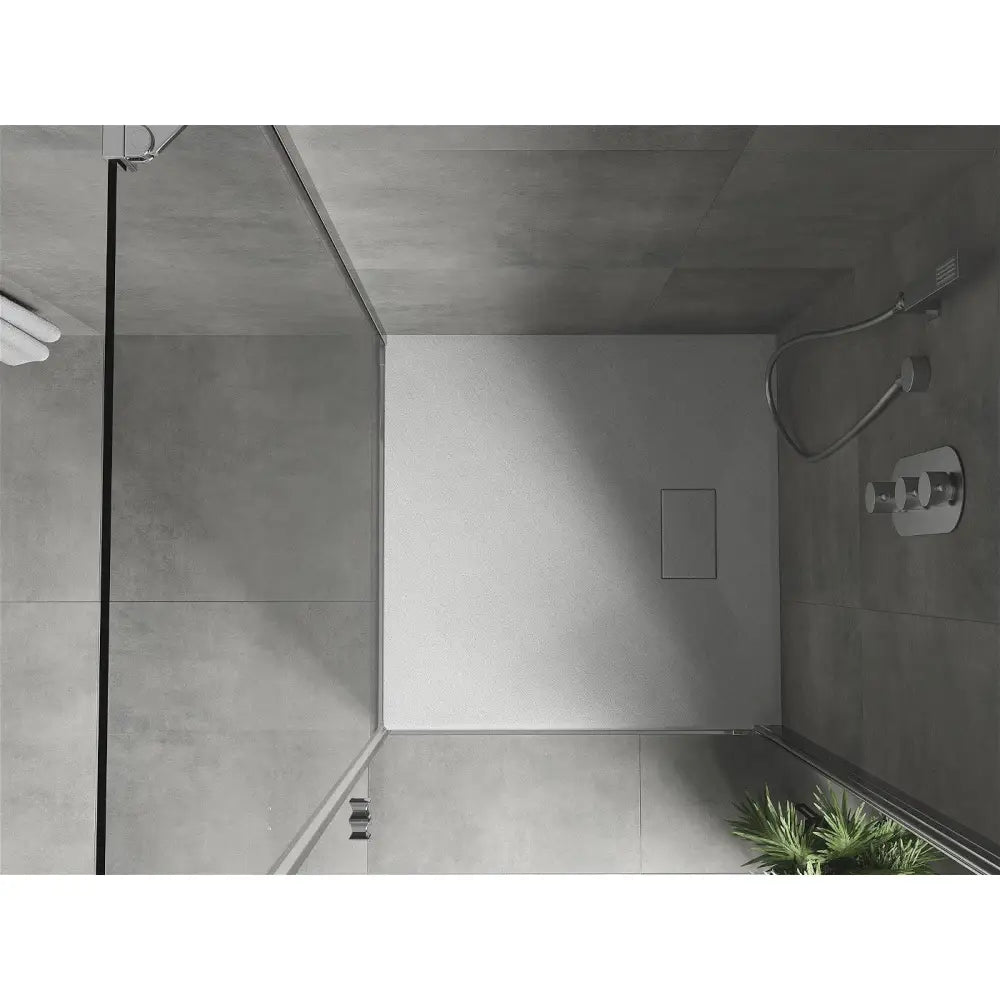 Mexen Hugo Dusjkabinett Kvadratisk Smc 90x90 Cm Hvit