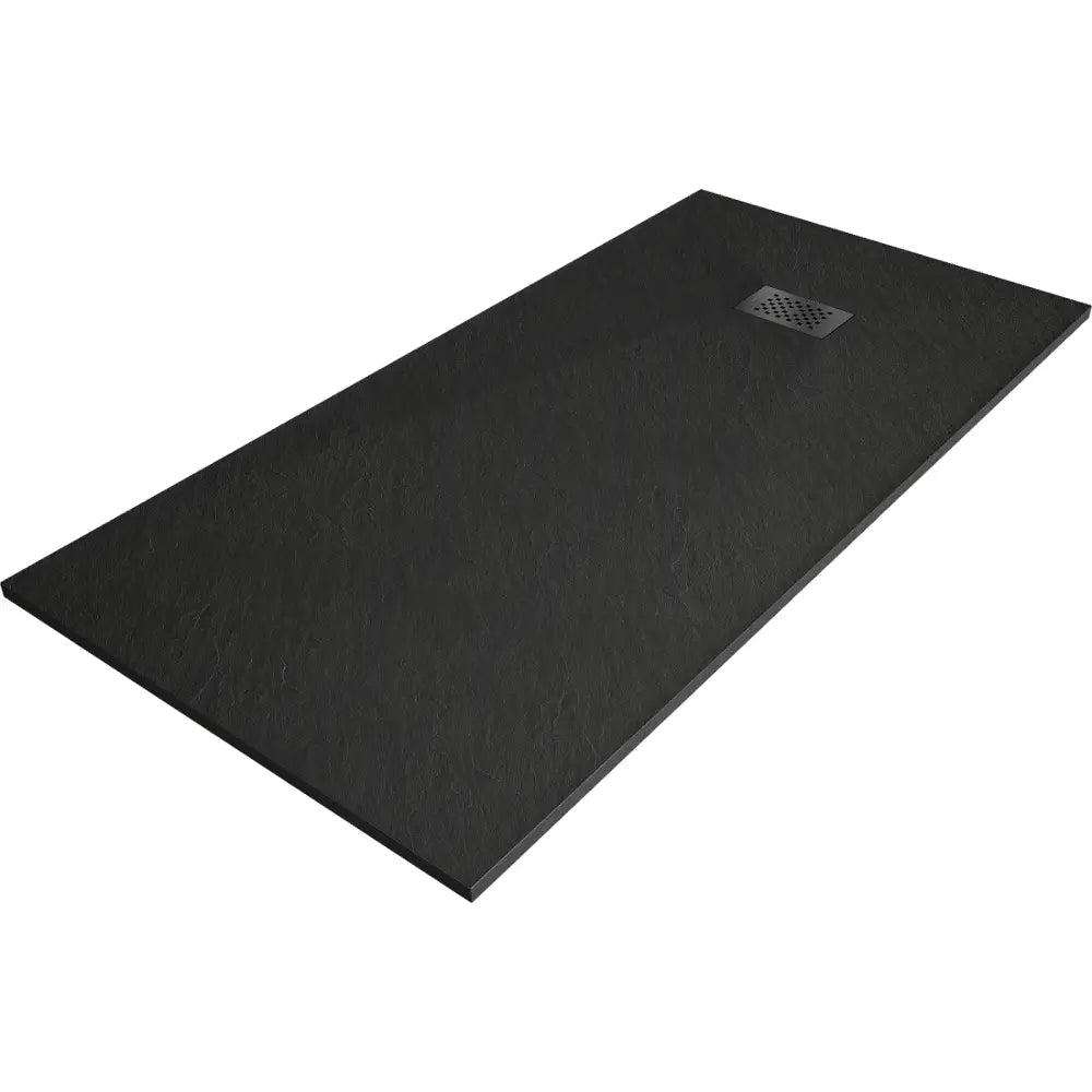 Mexen Hugo Dusjkabinett Rektangulær Smc 180x80 Cm Svart med Svart Deksel - 42708018-b