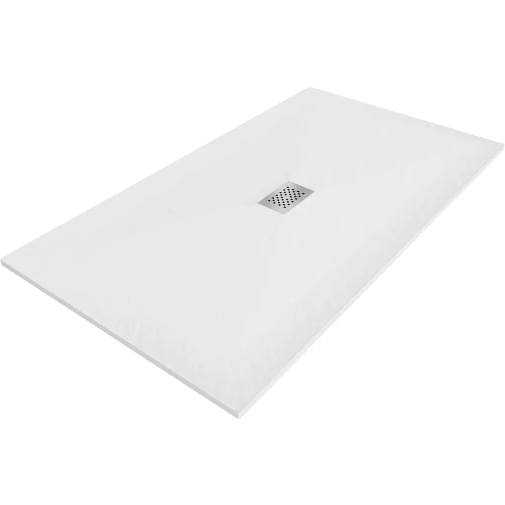 Mexen Hugo Dusjkabinett Rektangulært Smc 150x100 Cm Hvit Deksel i Rustfritt Stål - 42101015-x