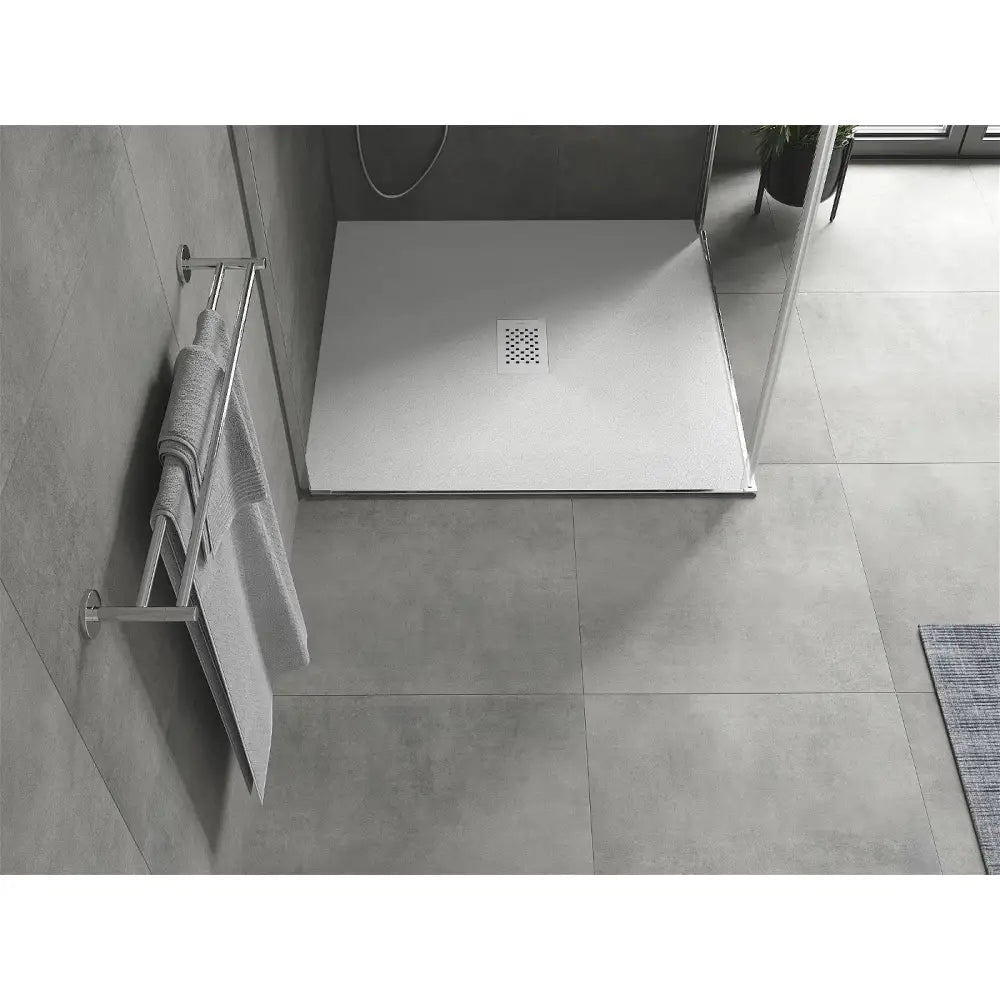 Mexen Hugo Dusjkar Kvadratisk Smc 100x100 Cm Hvit med Hvit Deksel - 42101010-w