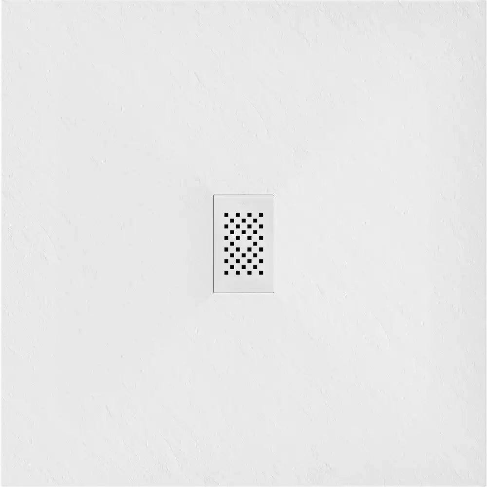 Mexen Hugo Dusjkar Kvadratisk Smc 100x100 Cm Hvit med Hvit Deksel - 42101010-w