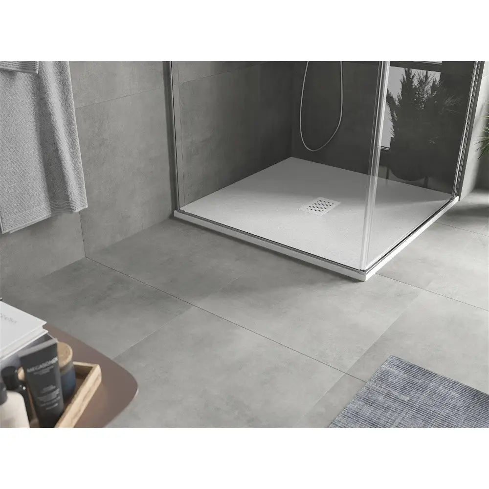 Mexen Hugo Dusjkar Kvadratisk Smc 100x100 Cm Hvit med Hvit Deksel - 42101010-w