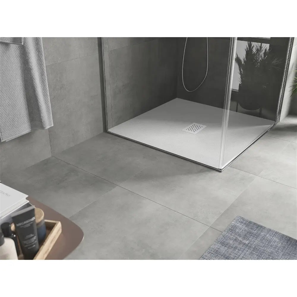 Mexen Hugo Dusjkar Kvadratisk Smc 100x100 Cm Hvit med Hvit Deksel - 42101010-w